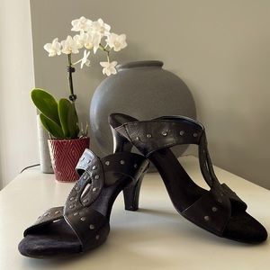 Aerosols Black Slip Sandals
